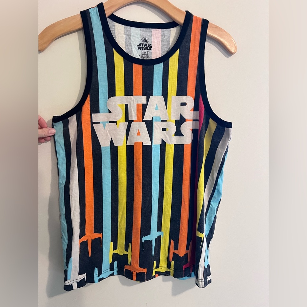 Disney Star Wars Colorful Striped Tank Top